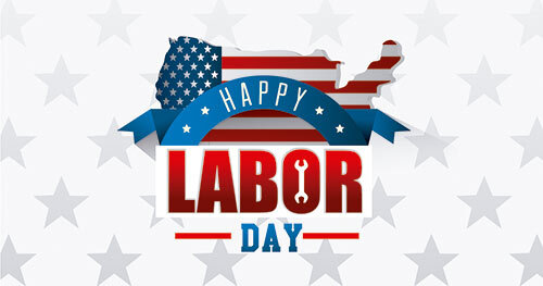 Happy Labor day banner