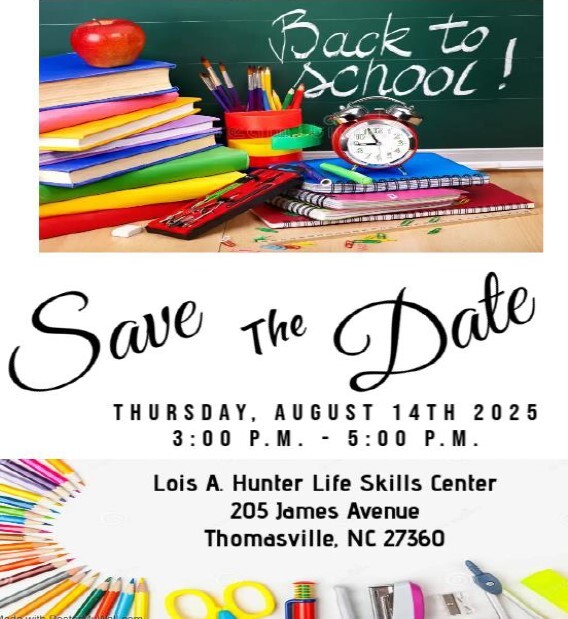 Save the Date Back to School Event Flyer.