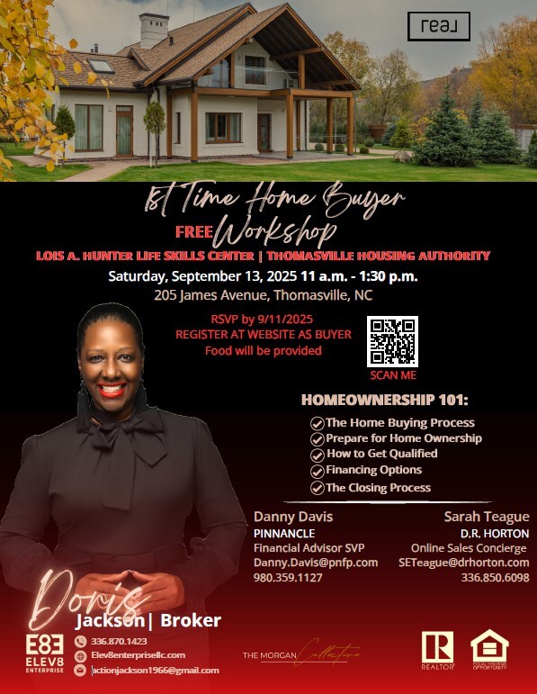 1st time homebuyer flyer. All information on this flyer is listed above.