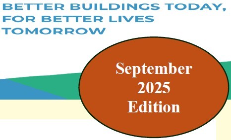 Better buildings today, for better lives tomorroew. September 2025 edition.