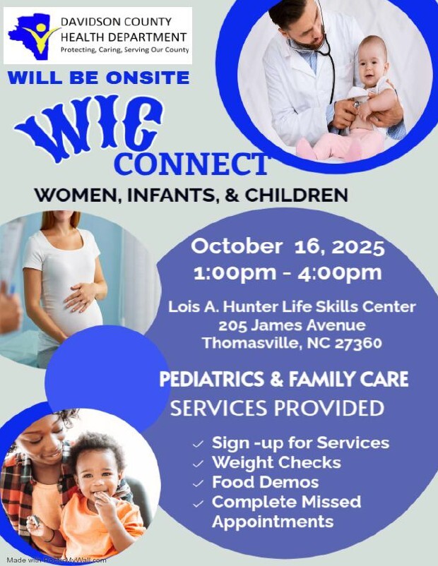 WIC flyer. All information as listed below.