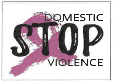 Stop Domestic Violence logo.