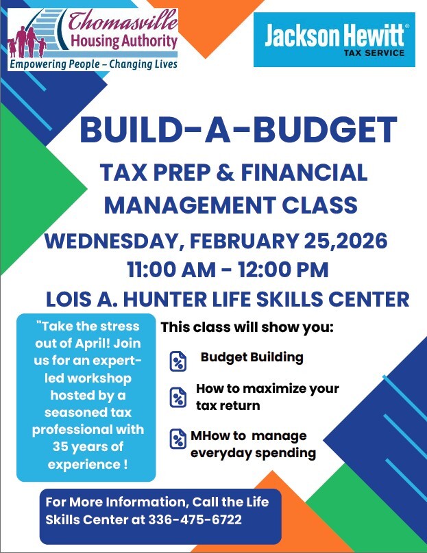 Build a budget flyer. All information as listed below.