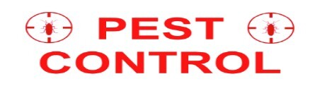 Pest control sign with 2 bugs.