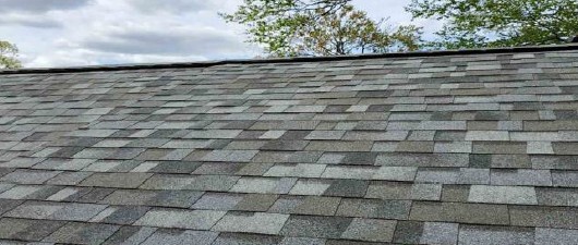 A view of a grey roof.