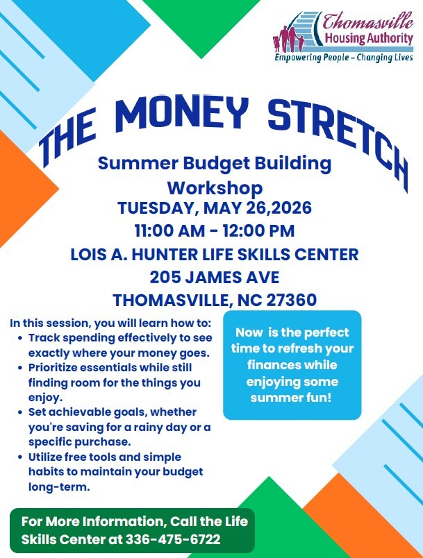 The Money Stretch flyer. All information as listed below.
